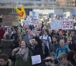 Over 1500 March Against Fracking In Manchester